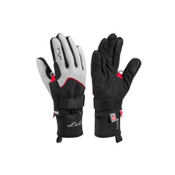 Перчатки Leki Thermo Shark Lady white-black-red