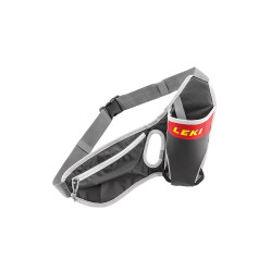 Сумка поясная Leki Drinkbelt Anthracite/Red