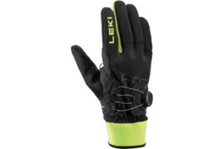 Перчатки Leki PRC Boa Shark Black-Neonyellow
