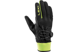 Перчатки Leki PRC Boa Shark Black-Neonyellow